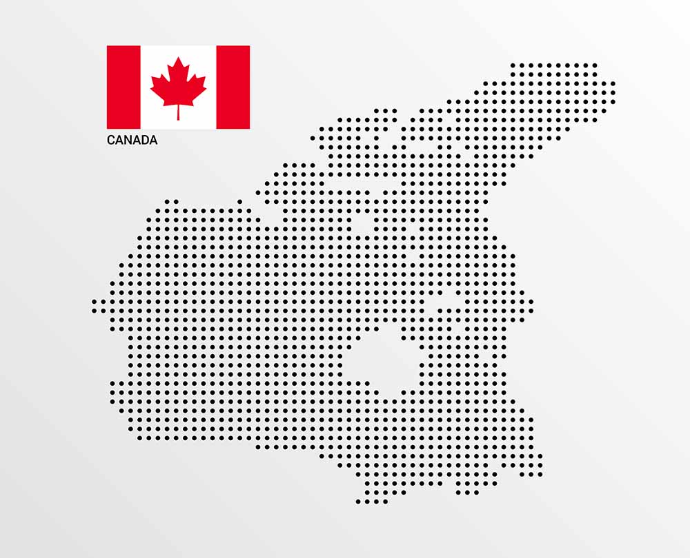 canada map